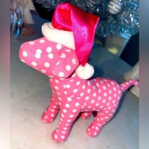 Victoria’s Secret Pink Santa Baby Plush Dog